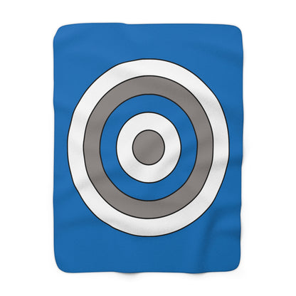 Northern Mariana Islands Retro Target Blanket Throw
