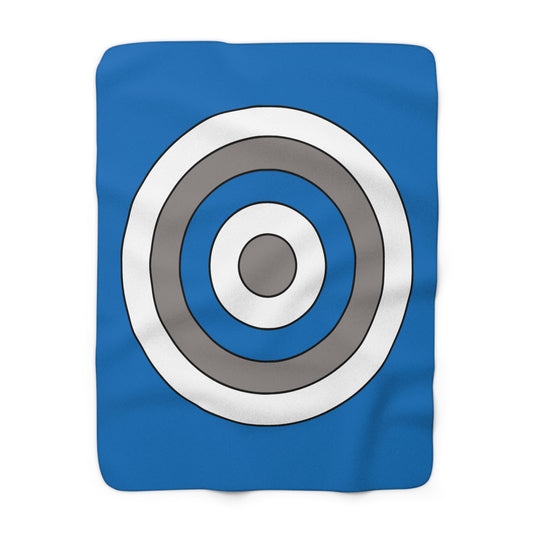 Northern Mariana Islands Retro Target Blanket Throw