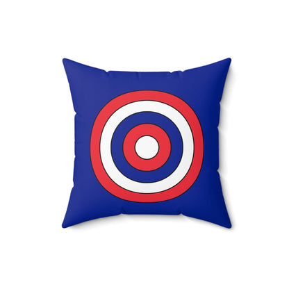 Sint Maarten Retro Target Cushion Pillow