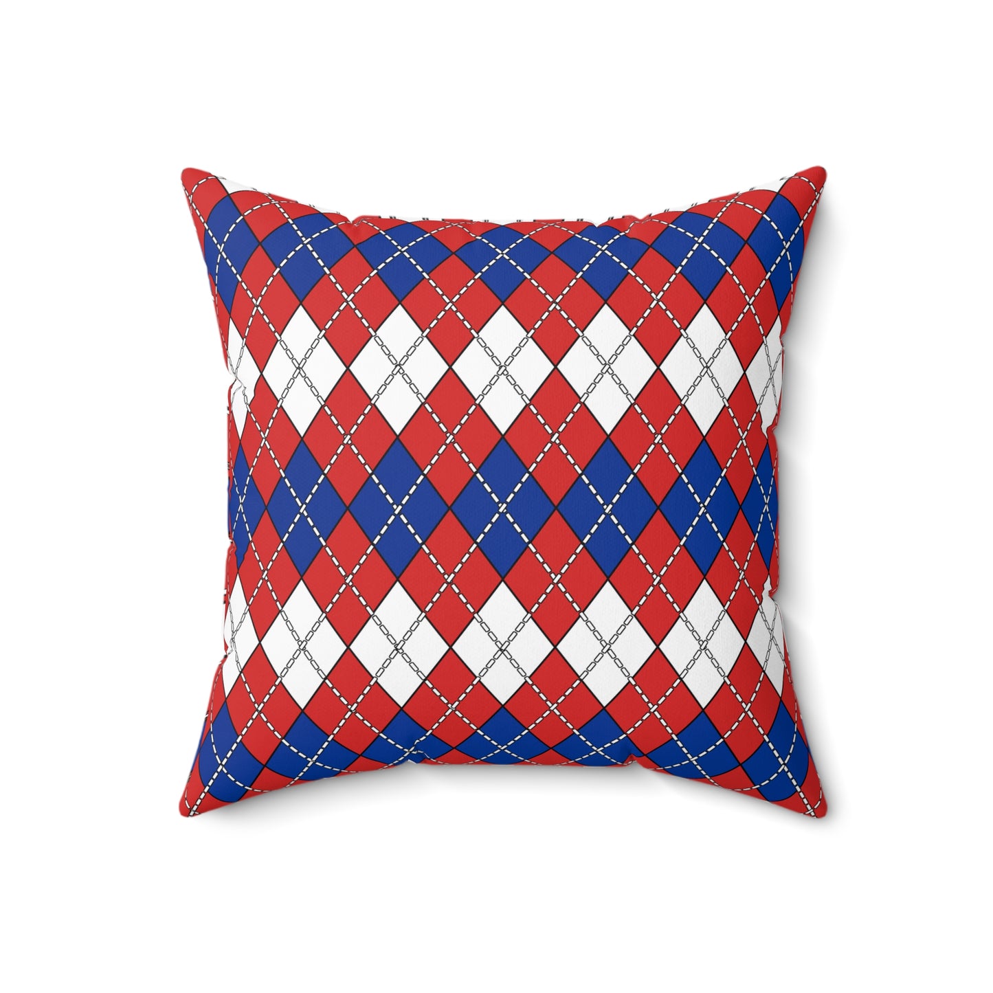 Bouvet Island Retro Argyle Cushion Pillow