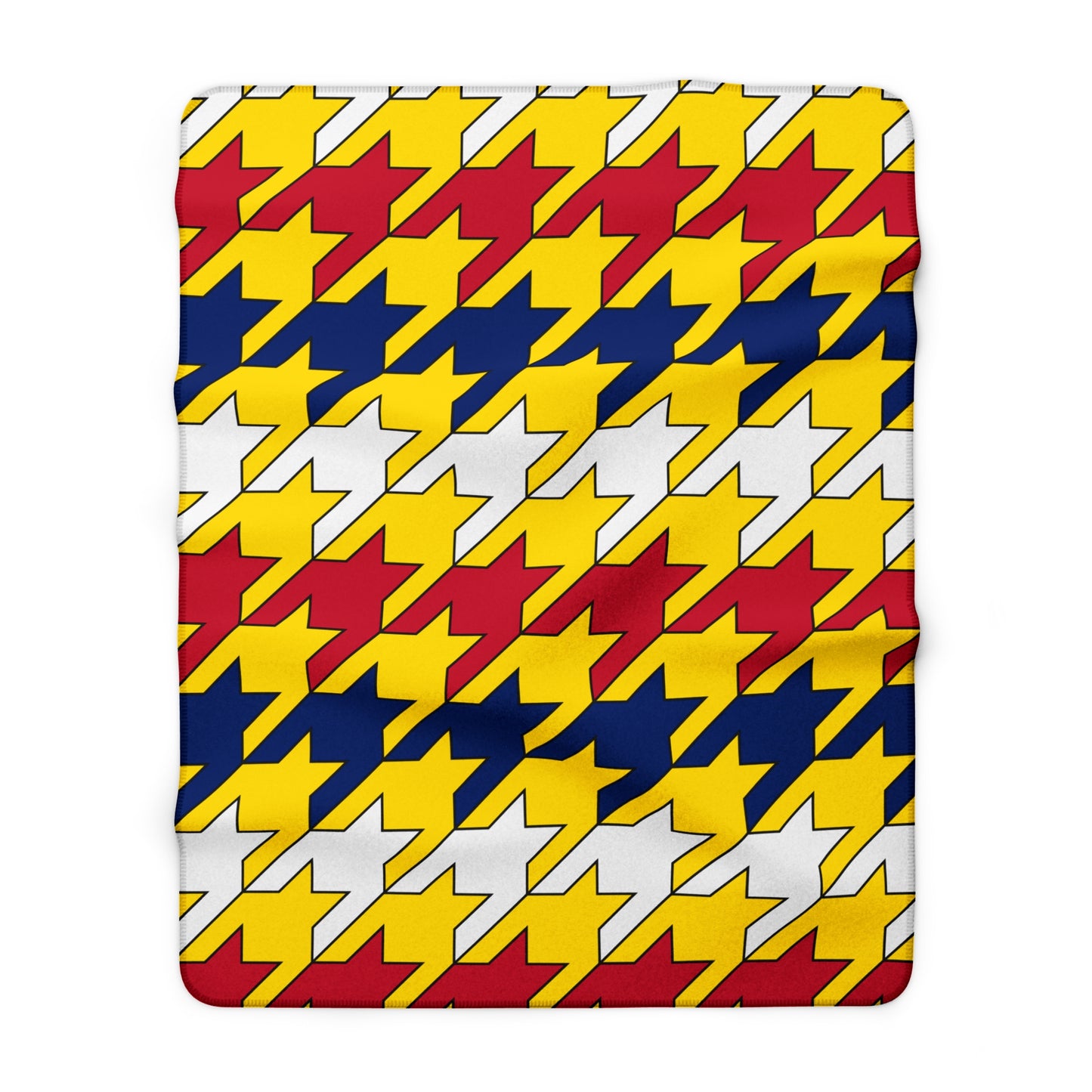 Niue Retro Houndstooth Blanket Throw
