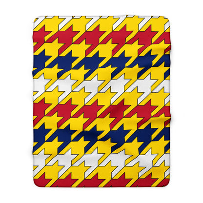 Niue Retro Houndstooth Blanket Throw