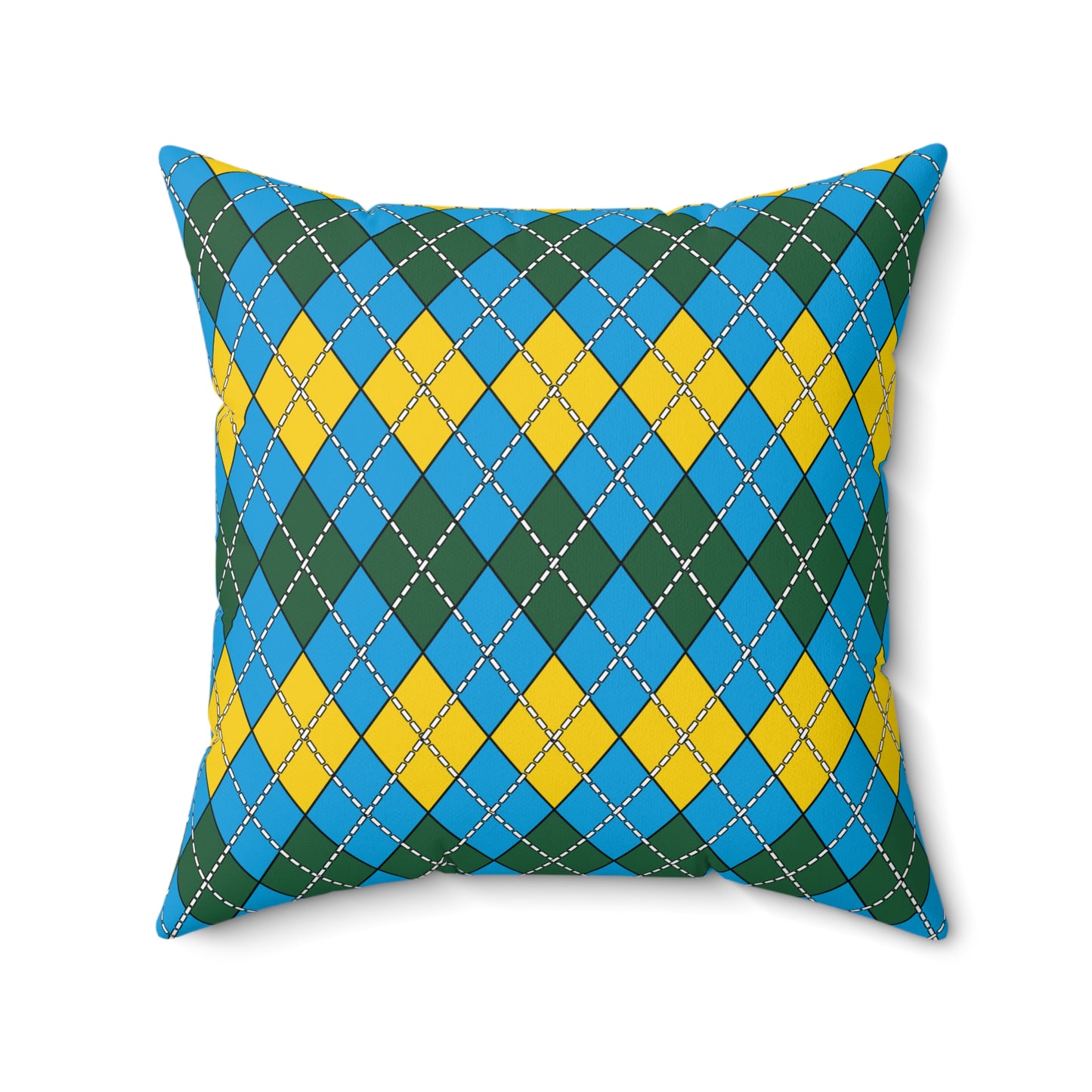Rwanda Retro Argyle Cushion Pillow