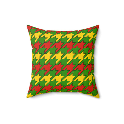 Benin Retro Houndstooth Cushion Pillow