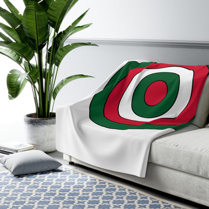 Algeria Retro Target Blanket Throw