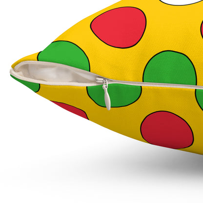 Myanmar Retro Polka Dots Cushion Pillow