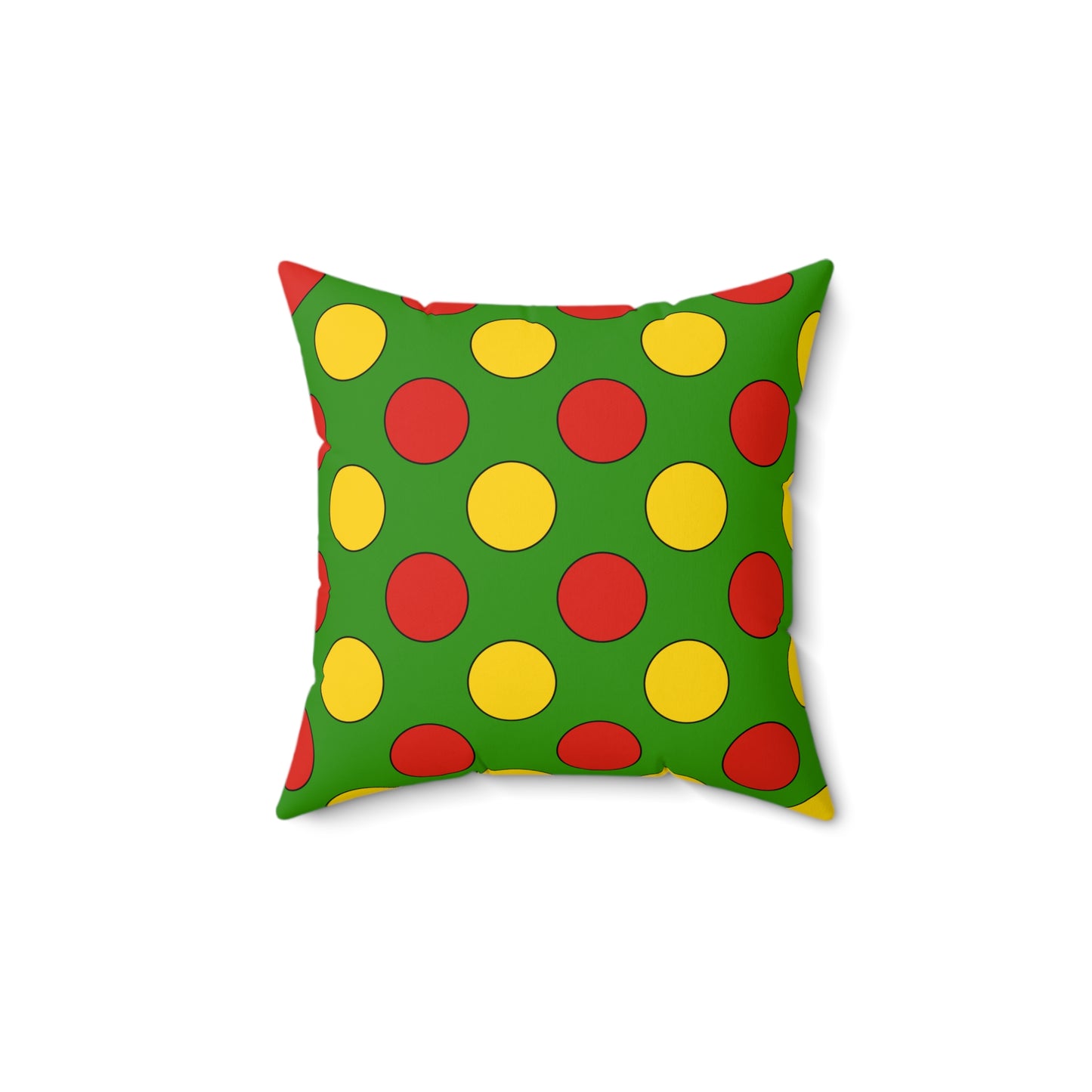 Benin Retro Polka Dots Cushion Pillow