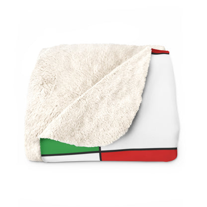 Iran Retro Check Blanket Throw