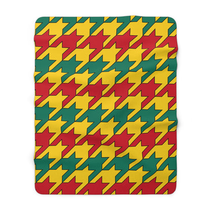 Cameroon Retro Houndstooth Blanket Throw