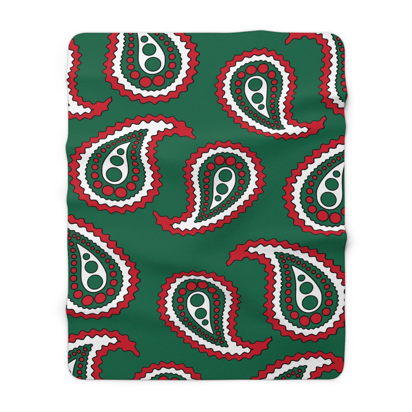 Mexico Retro Paisley Blanket Throw
