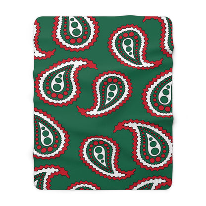 Mexico Retro Paisley Blanket Throw
