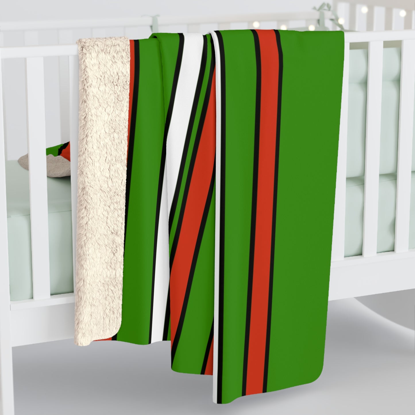 Hungary Retro Stripes Blanket Throw