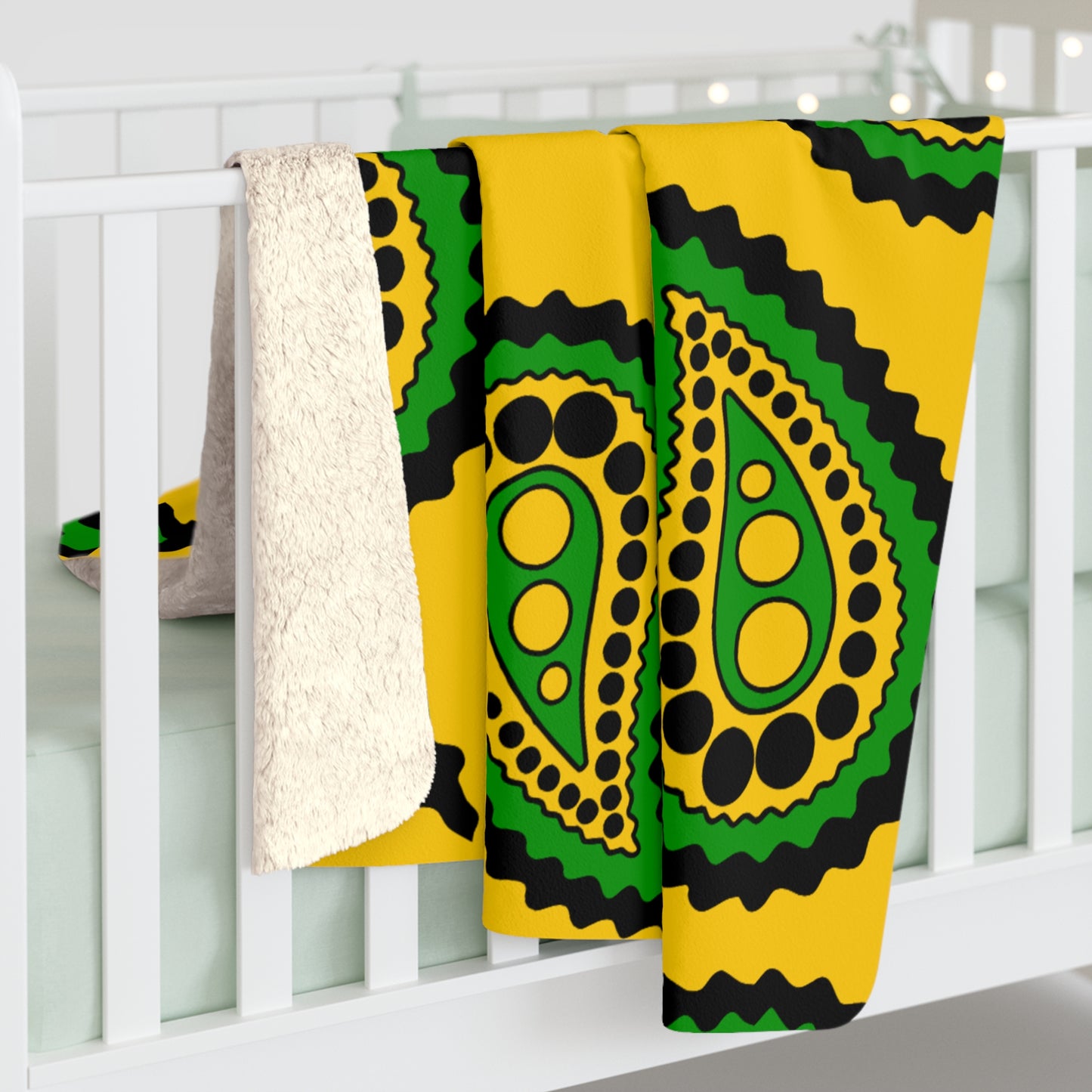 Jamaica Retro Paisley Blanket Throw