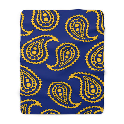 Barbados Retro Paisley Blanket Throw