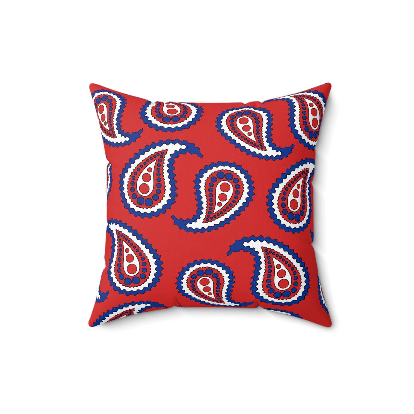 Bouvet Island Retro Paisley Cushion Pillow