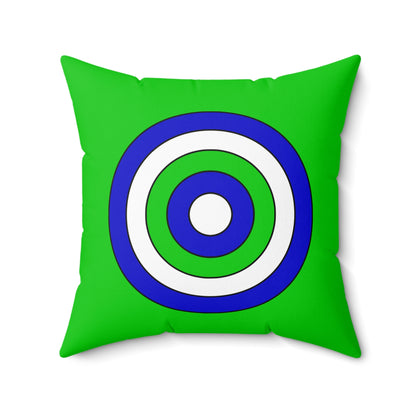 Sierra Leone Retro Target Cushion Pillow
