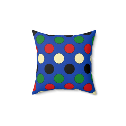 South Sudan Retro Polka Dots Cushion Pillow