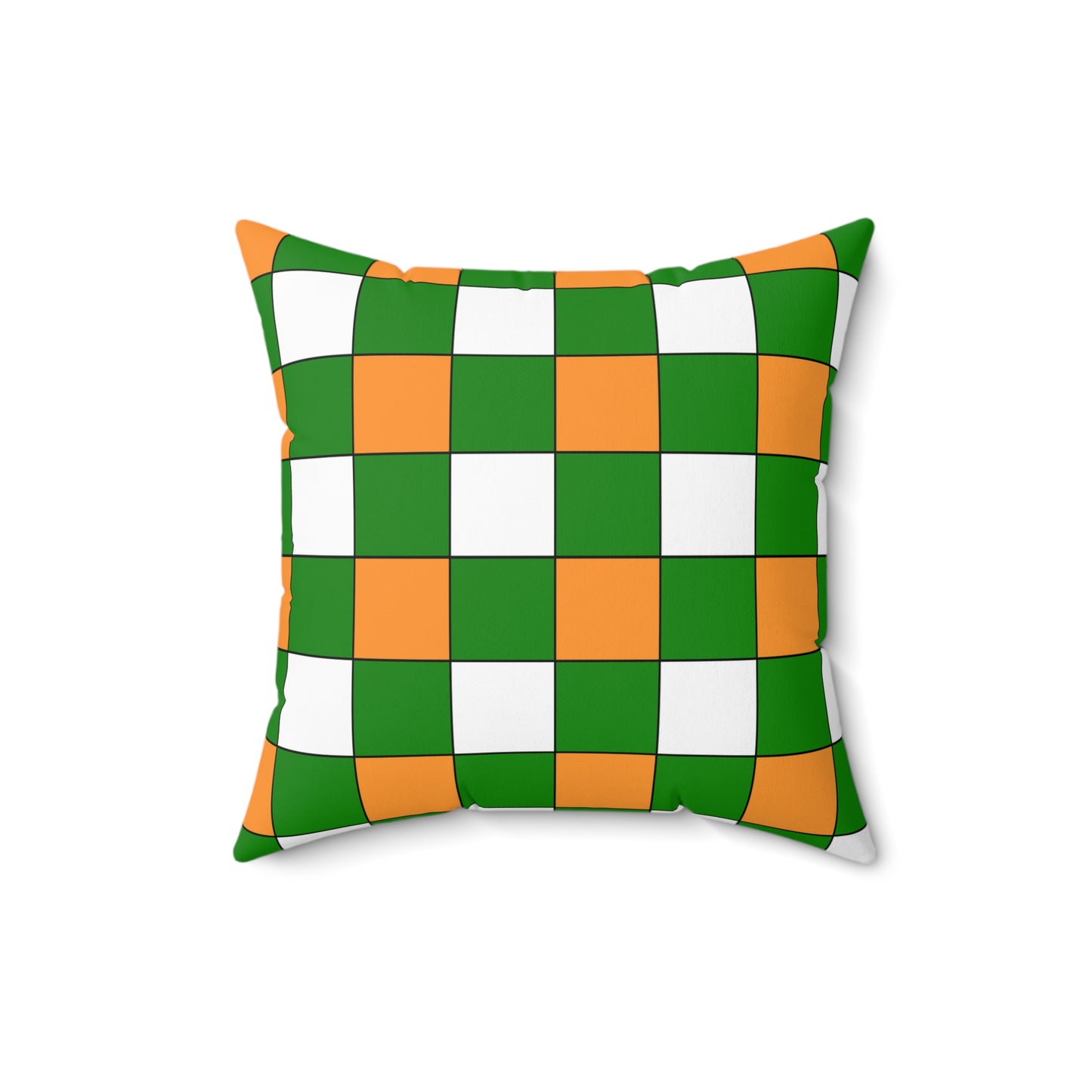India Retro Check Cushion Pillow