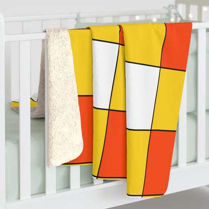 Bhutan Retro Check Blanket Throw