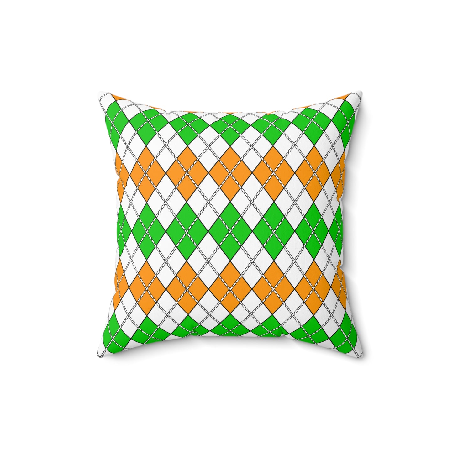 Cote Divoire Retro Argyle Cushion Pillow