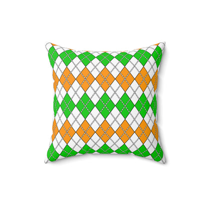 Cote Divoire Retro Argyle Cushion Pillow