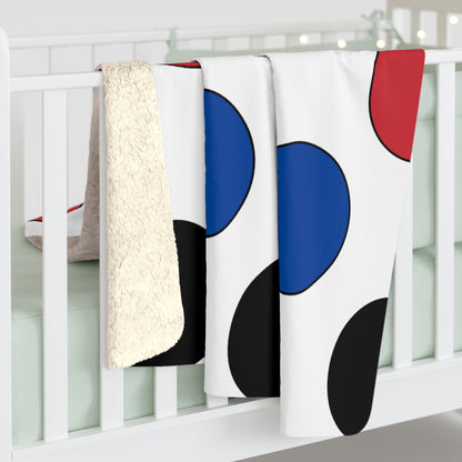 Republic Of Korea Retro Polka Dots Blanket Throw