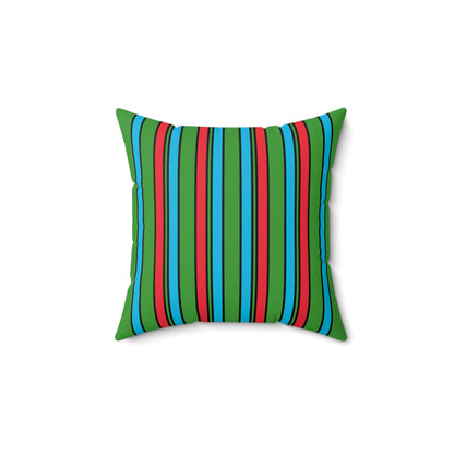Azerbaijan Retro Stripes Cushion Pillow