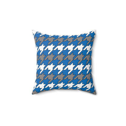 Northern Mariana Islands Retro Houndstooth Cushion Pillow