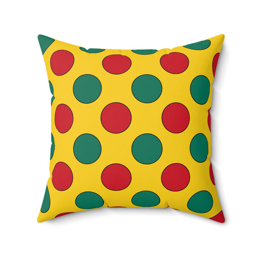 Cameroon Retro Polka Dots Cushion Pillow