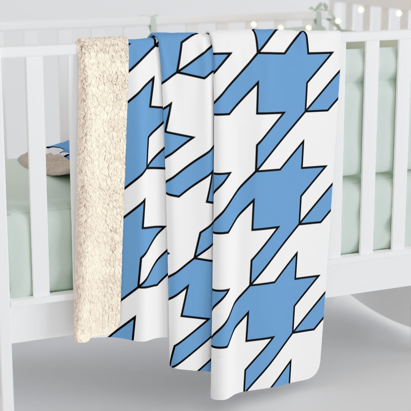 Argentina Retro Houndstooth Blanket Throw