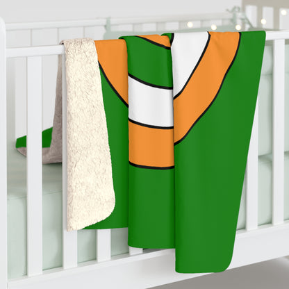 India Retro Target Blanket Throw