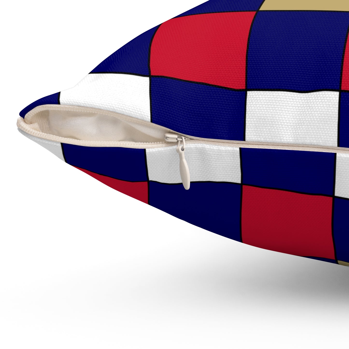 Saint Helena Retro Check Cushion Pillow
