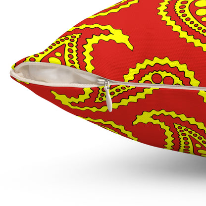 Vietnam Retro Paisley Cushion Pillow