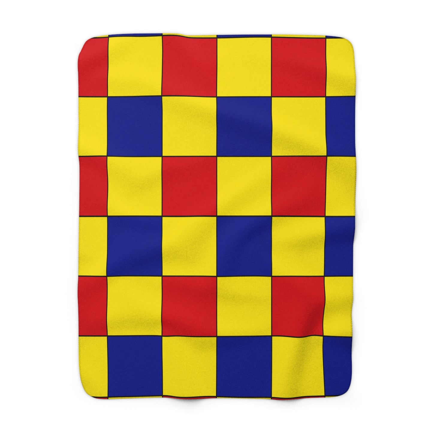 Colombia Retro Check Blanket Throw