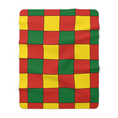 Bolivia Retro Check Blanket Throw