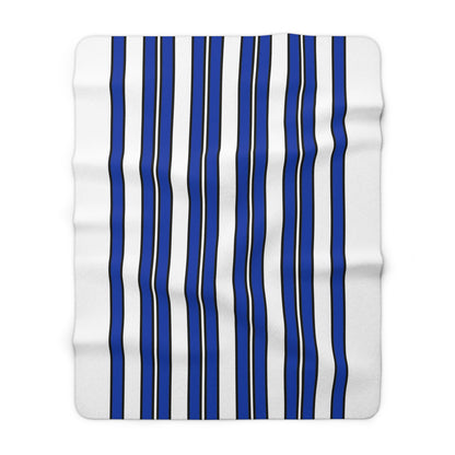 Uruguay Retro Stripes Blanket Throw