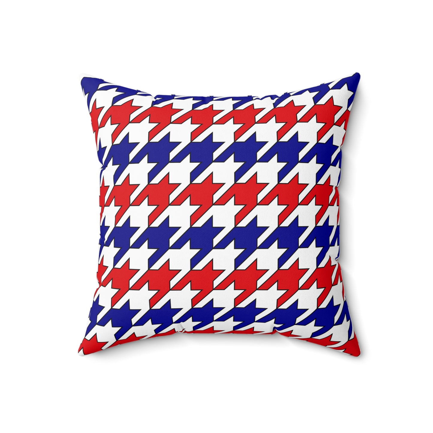 Wallis And Futuna Retro Houndstooth Cushion Pillow