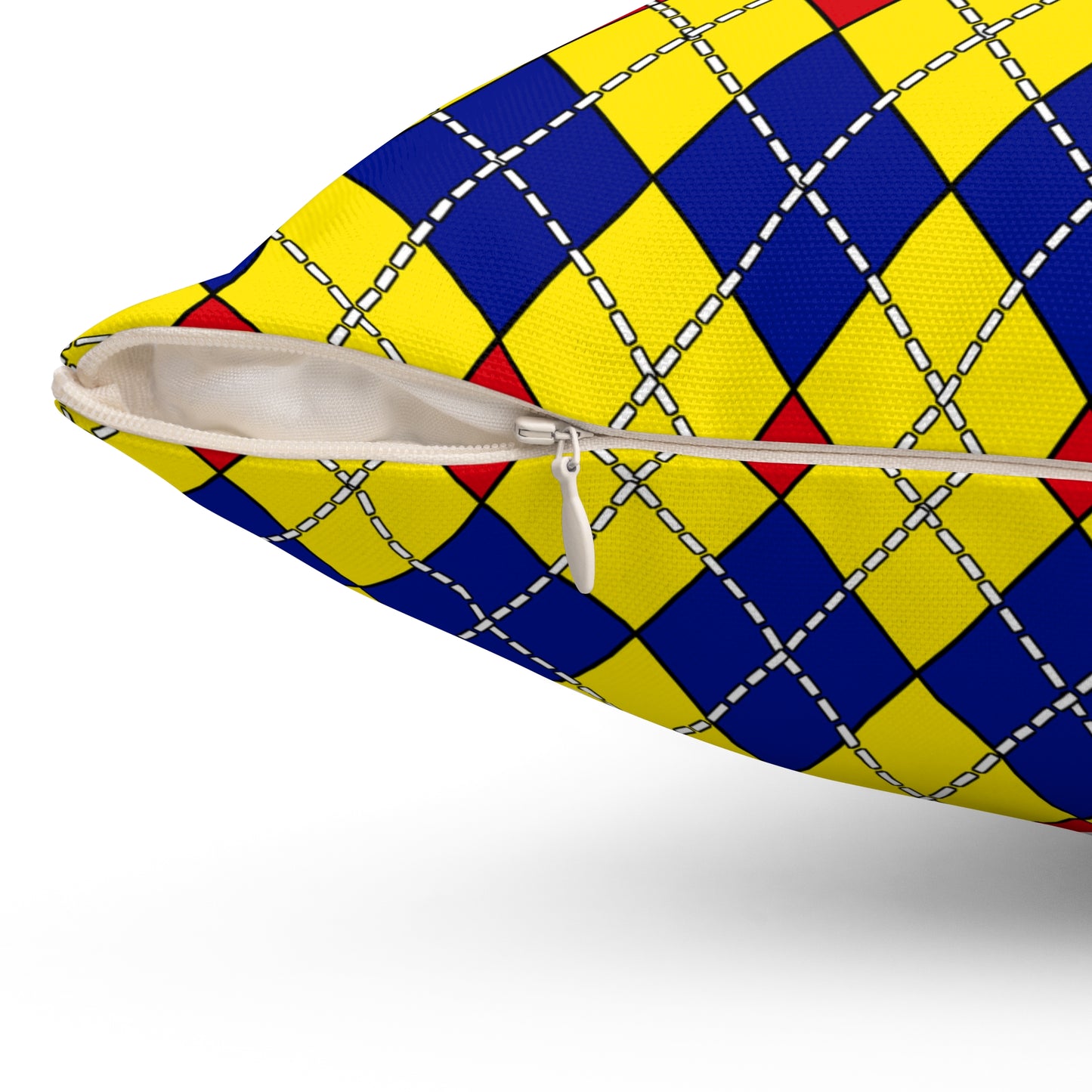 Colombia Retro Argyle Cushion Pillow
