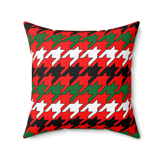 United Arab Emirates Retro Houndstooth Cushion Pillow