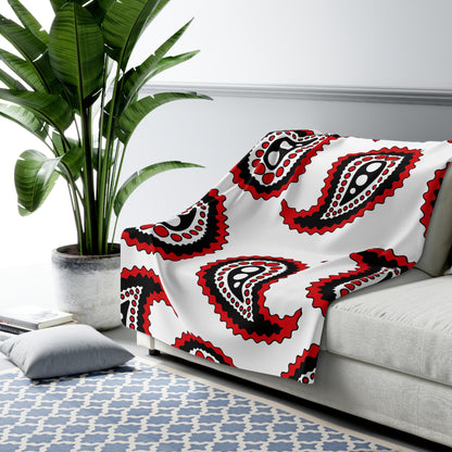Gibraltar Retro Paisley Blanket Throw