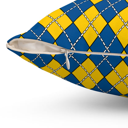 Sweden Retro Argyle Cushion Pillow