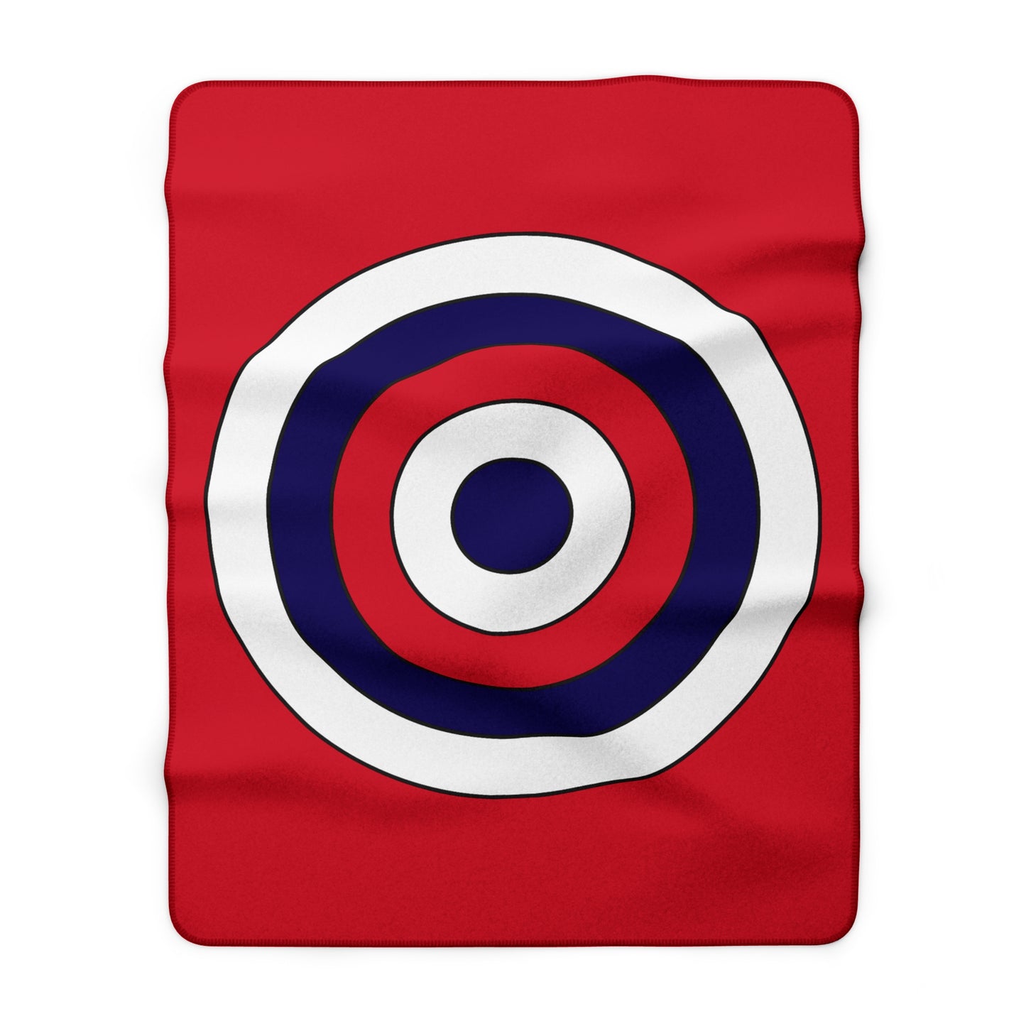Bermuda Retro Target Blanket Throw