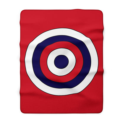 Bermuda Retro Target Blanket Throw