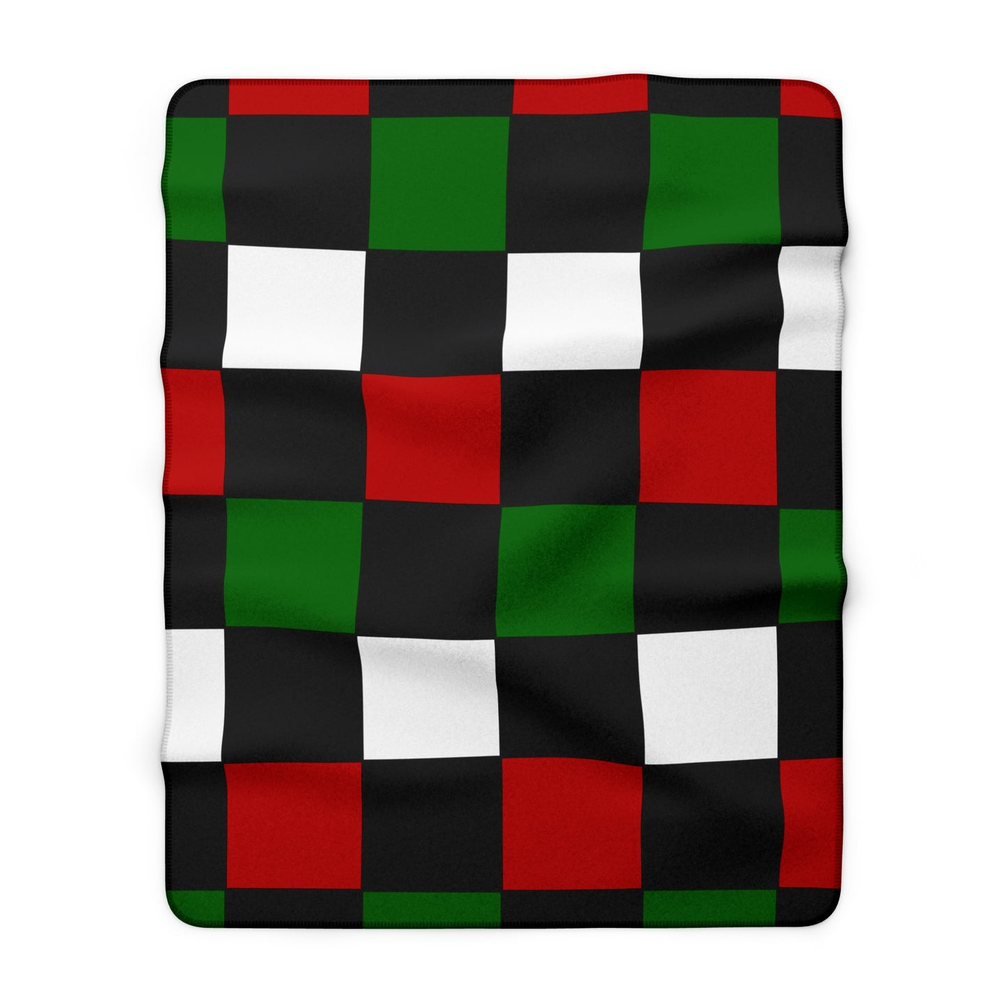 Kenya Retro Check Blanket Throw