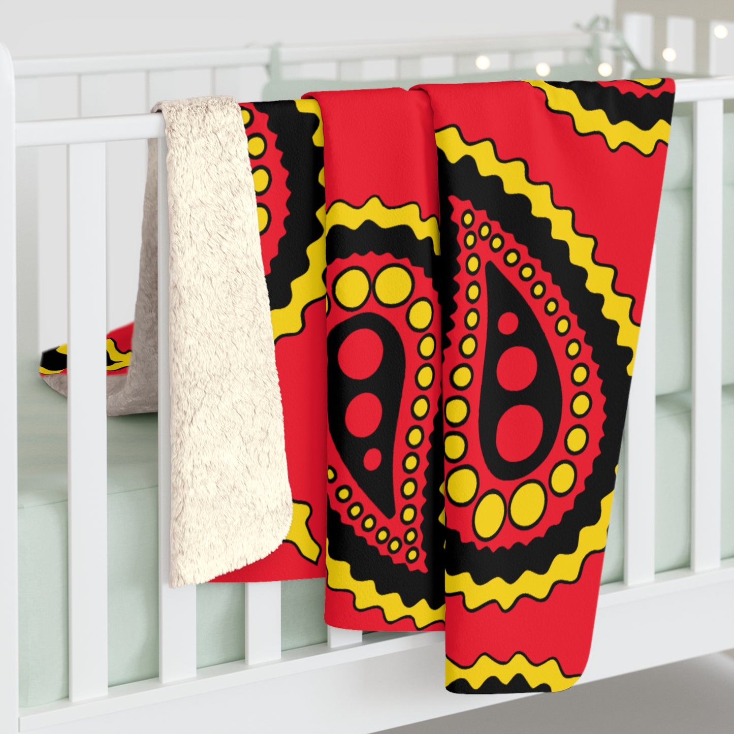 Belgium Retro Paisley Blanket Throw