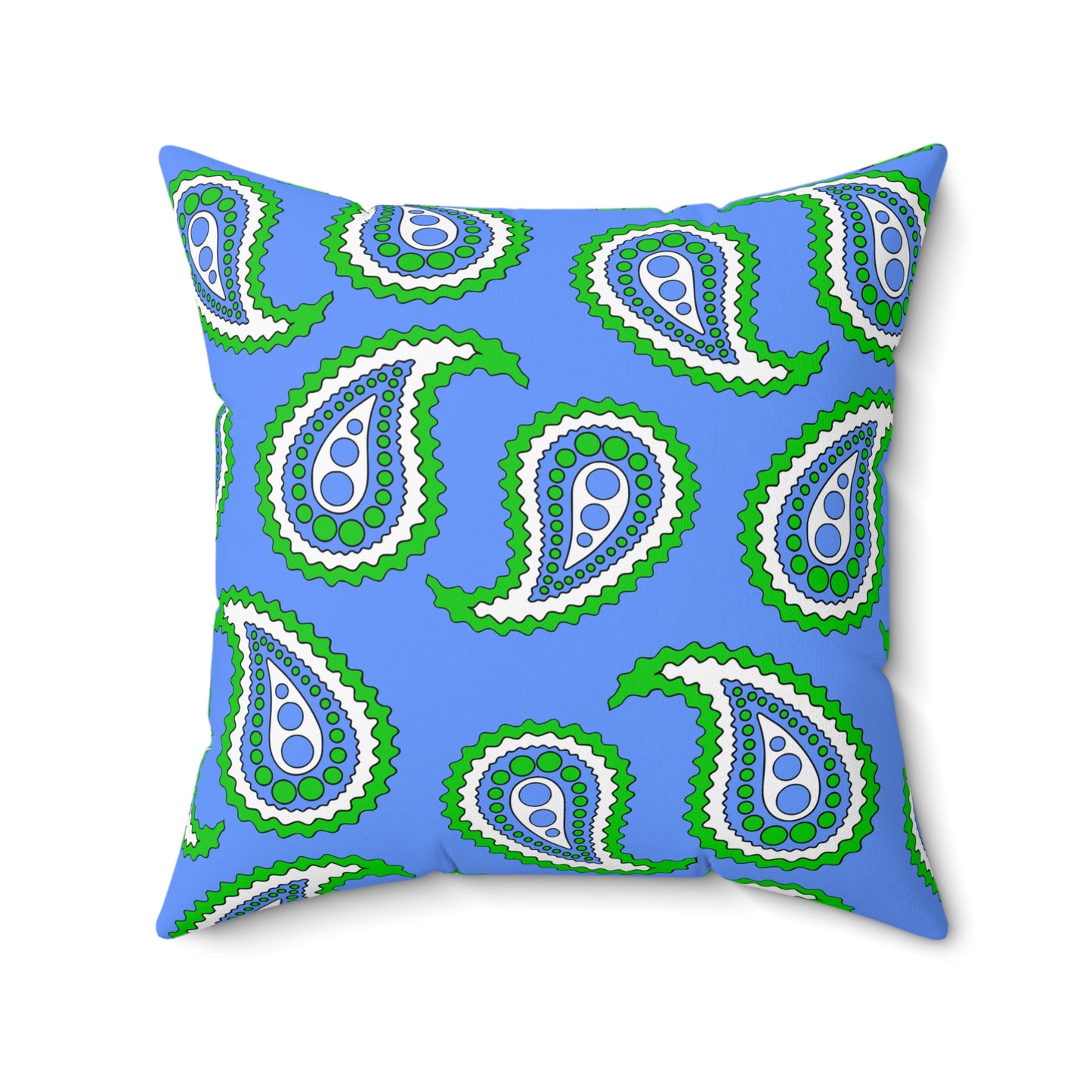 Djibouti Retro Paisley Cushion Pillow