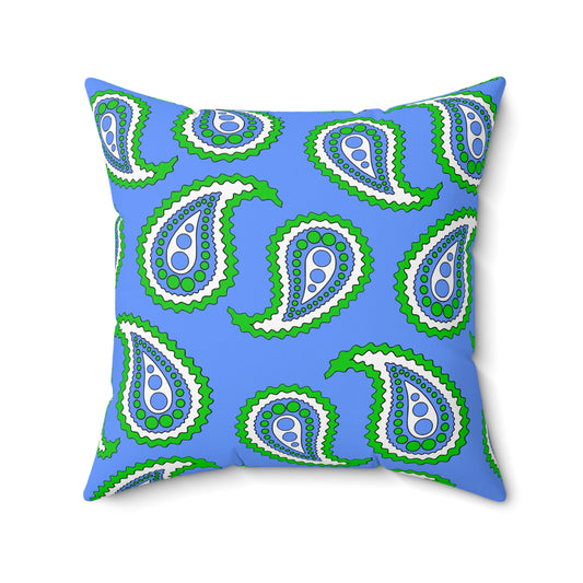 Djibouti Retro Paisley Cushion Pillow