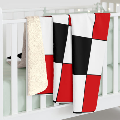Gibraltar Retro Check Blanket Throw