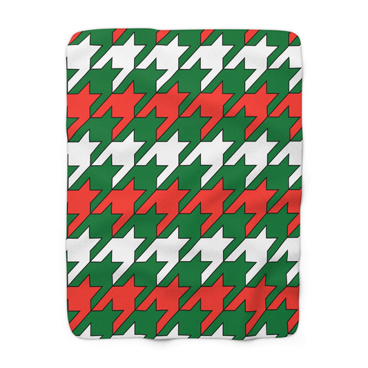 Madagascar Retro Houndstooth Blanket Throw
