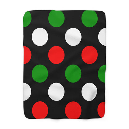 Sudan Retro Polka Dots Blanket Throw